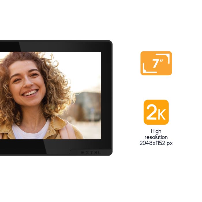 Videoportero conectado con acceso mediante huella dactilar - Digital Connect - Extel - 720335