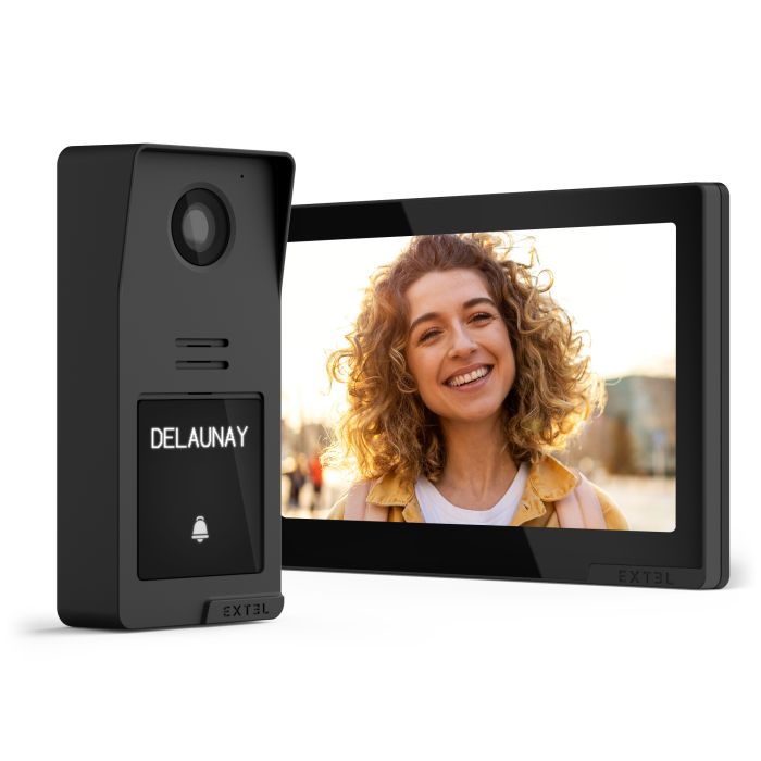 Videoportero conectado con acceso mediante huella dactilar - Digital Connect - Extel - 720335