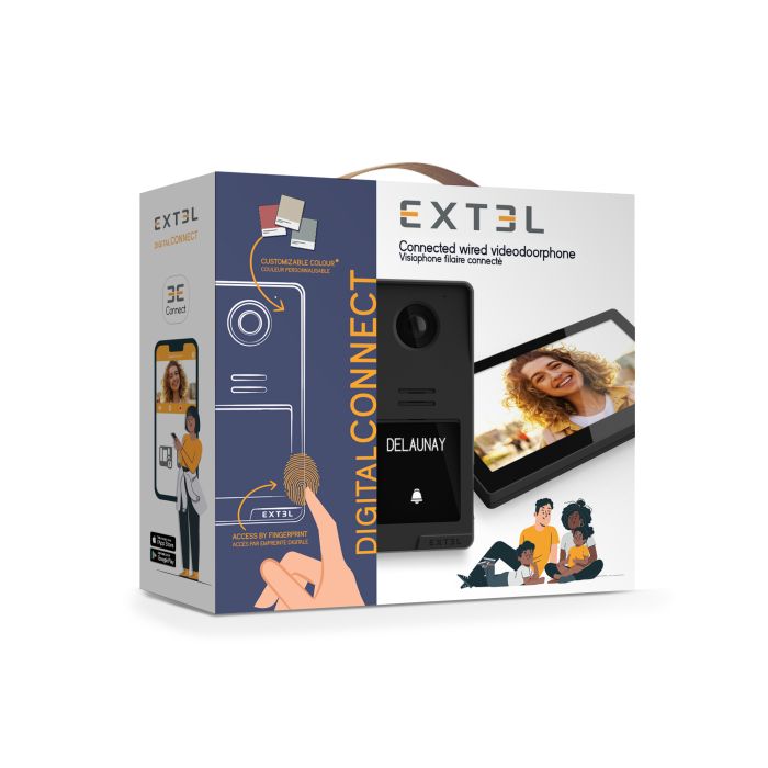Videoportero conectado con acceso mediante huella dactilar - Digital Connect - Extel - 720335