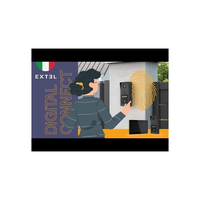 Videoportero conectado con acceso mediante huella dactilar - Digital Connect - Extel - 720335