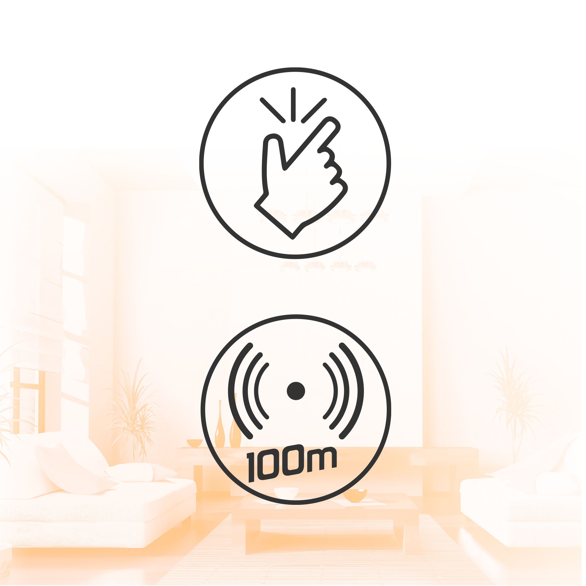 Alcance de 100 metros