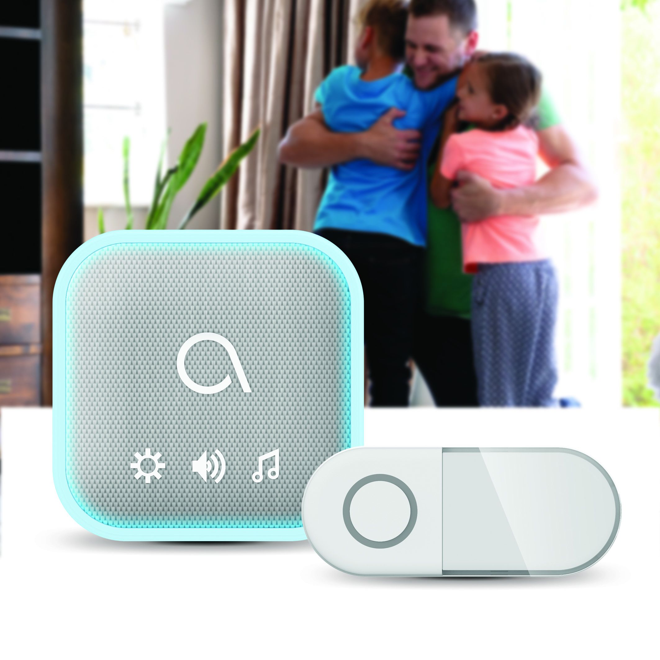 Este timbre es fácil de usar e instalar