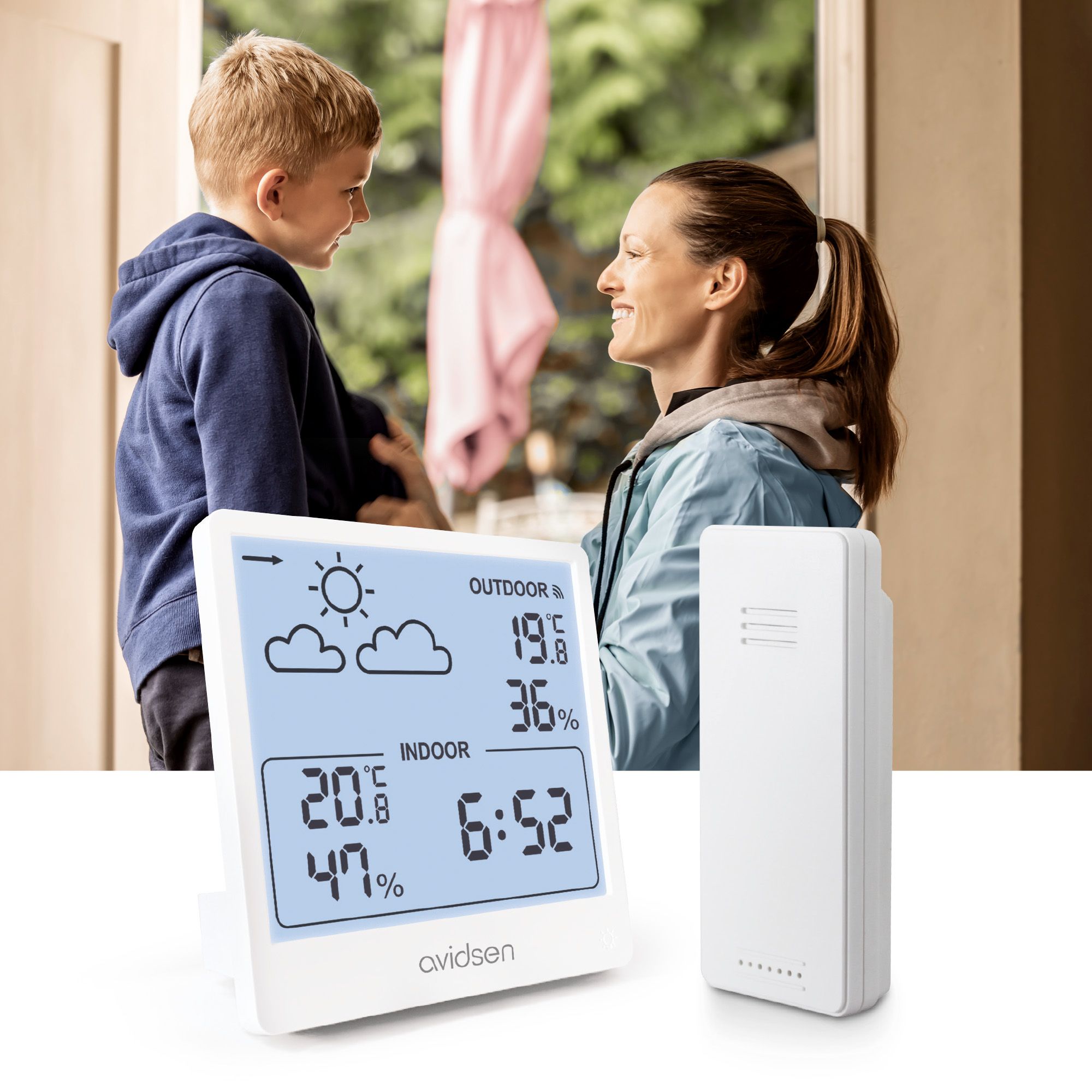 Vigile el tiempo en casa