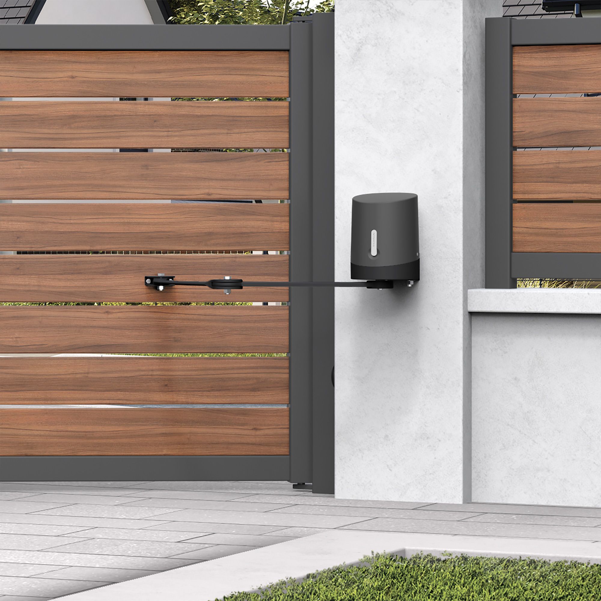 Su automatismo funciona con cualquier tipo de puerta