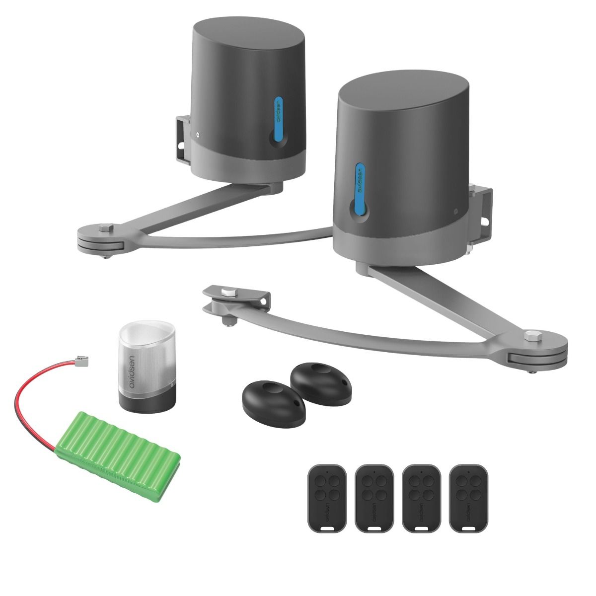 Kit completo para puerta batiente, para una seguridad óptima