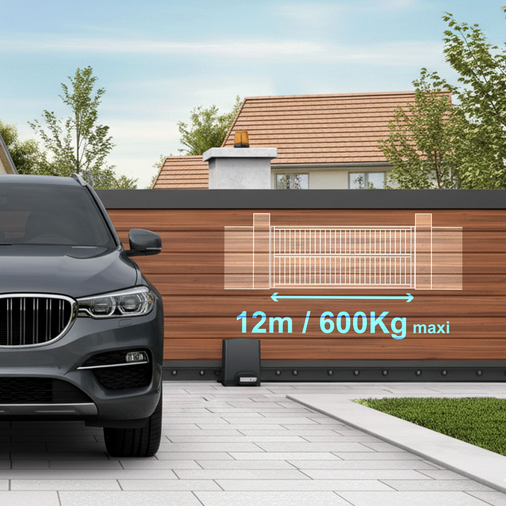 Un motor potente para una puerta XXL