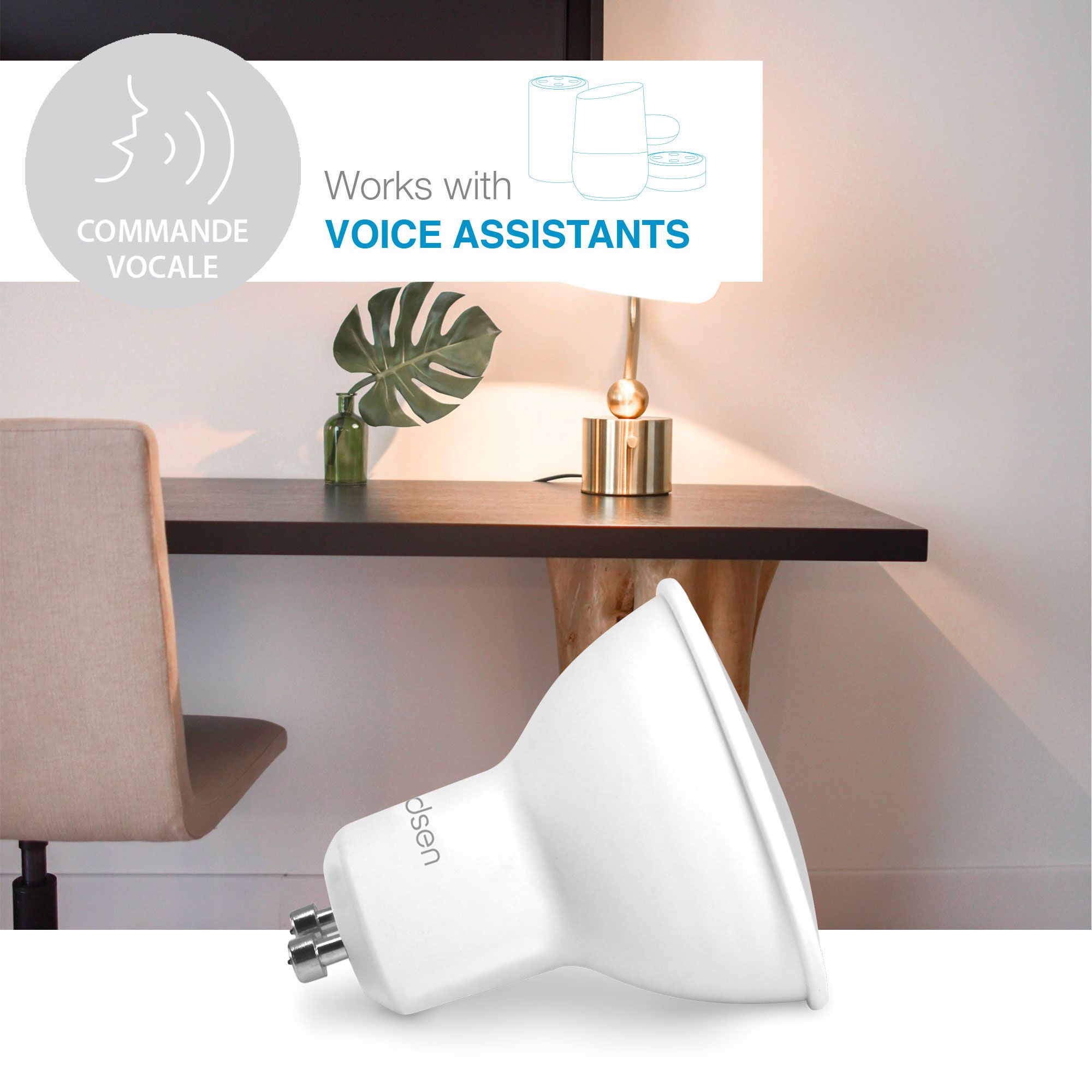 Compatibilidad con Avidsen Home y el asistente de voz