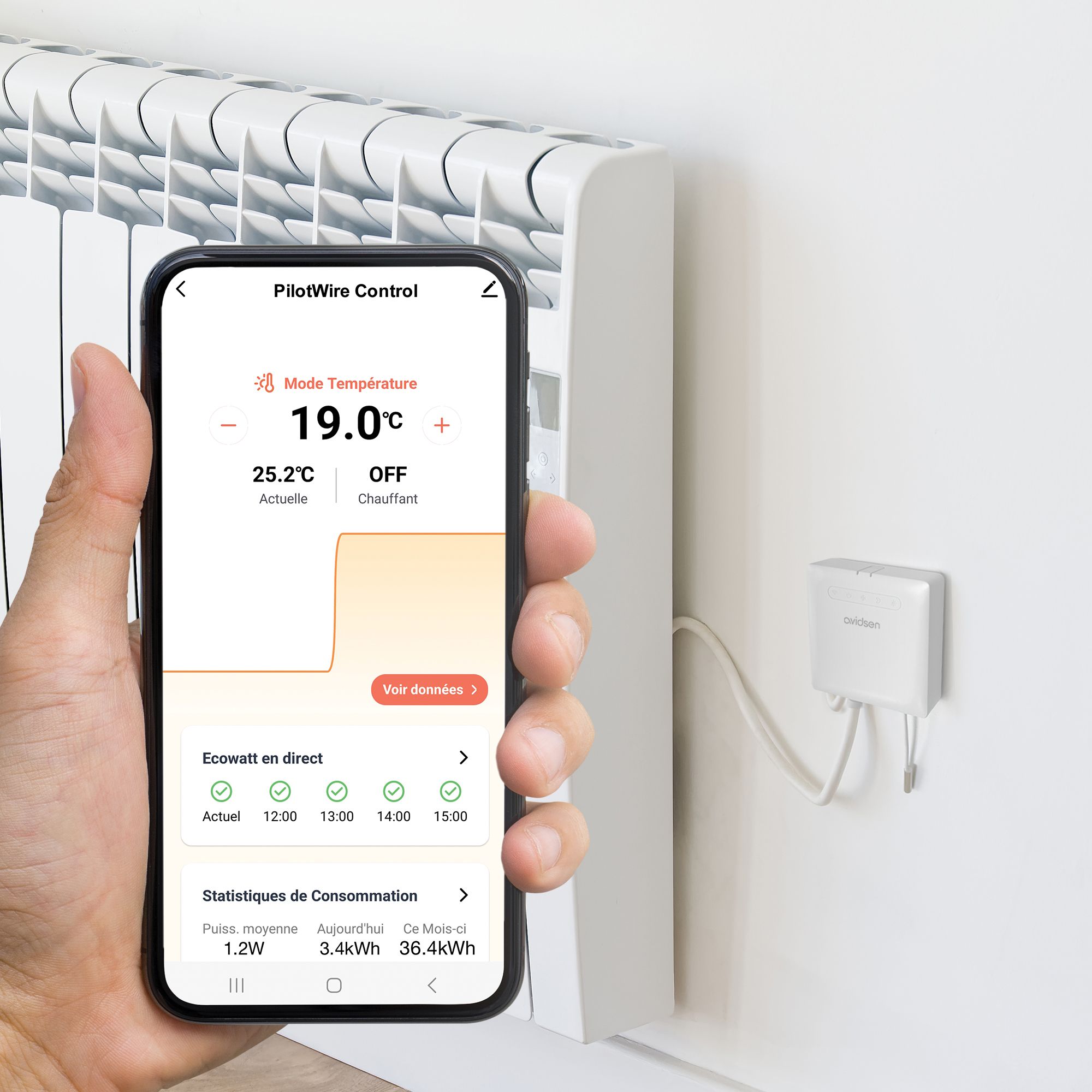 Un termostato conectado para un hogar bien caldeado