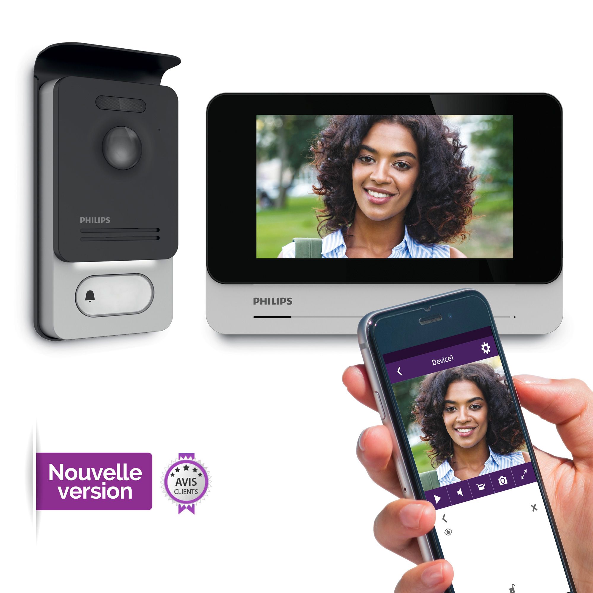Tu smartphone amplía la potencia de tu videoportero.