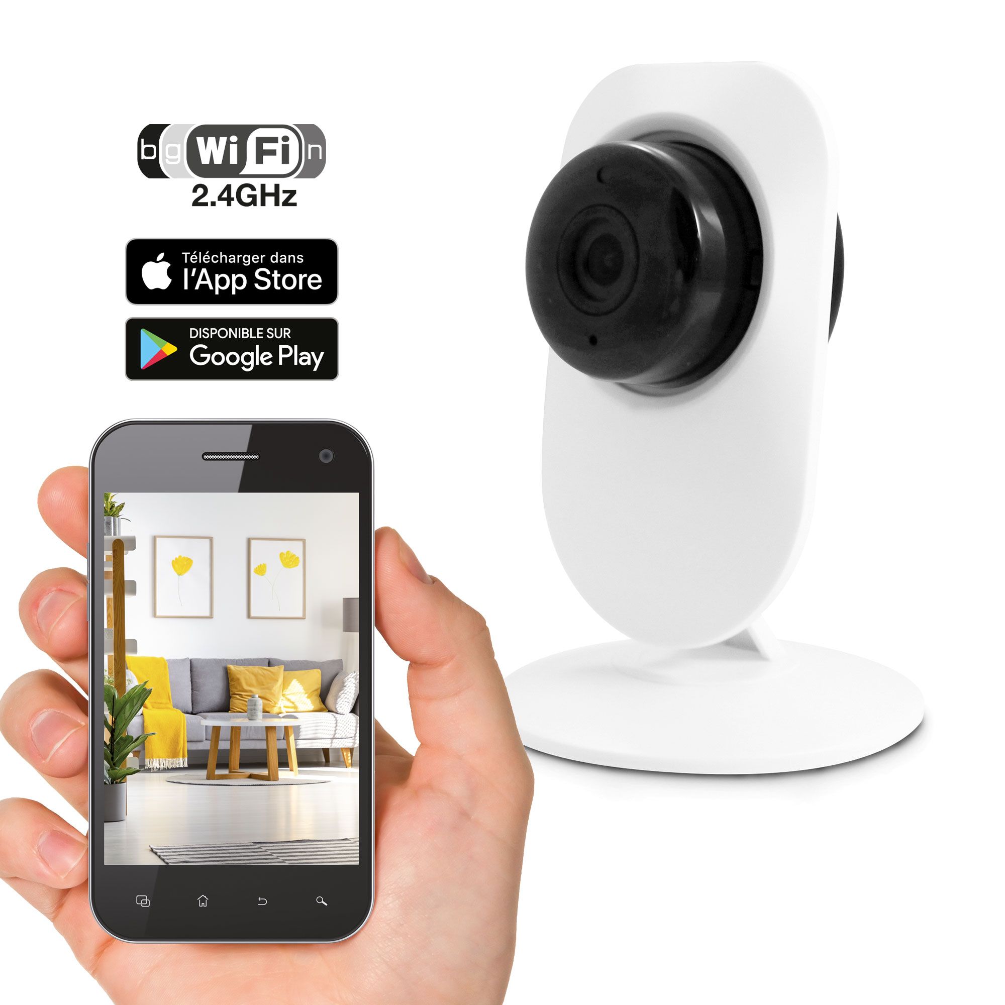 Una cámara conectada para vigilar su casa