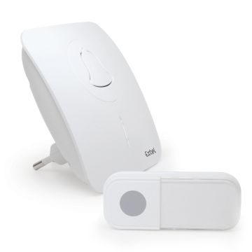 Carillo Plug Flash- Timbre inalámbrico 100 m. enchufable 16 timbres IP44 - Extel - 061009