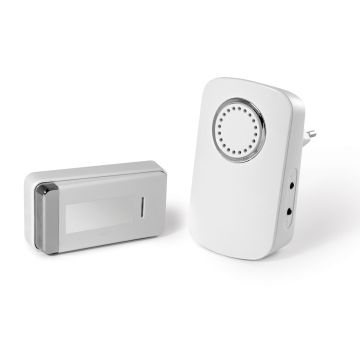 Timbre inalámbrico sin batería enchufable tecnología cinética actualizable - Avidsen - 102438