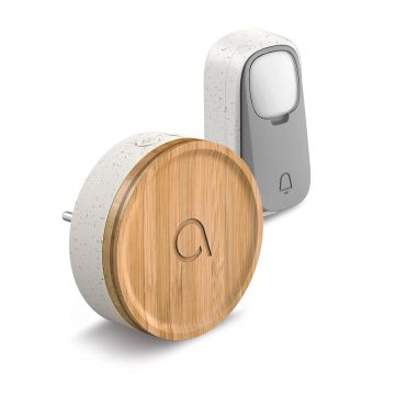 Timbre inalámbrico de bambú - Avidsen - 102498