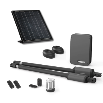 Motorización telescópica solar para puertas batientes - Styrka 310