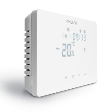 Termostato Wifi con cable blanco - HomeTemp - Avidsen - 127072