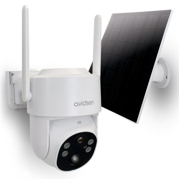 Cámara motorizada 4G para exteriores 2,5 K 4 MP vigilancia 355° HomeCam SUN - 127162 - Avidsen
