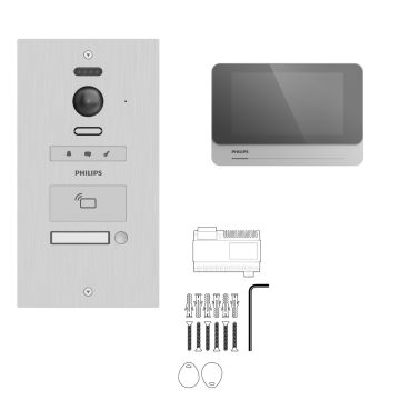 Videoportero colectivo para 1 vivienda u oficina - Philips WelcomeHive Pro 2