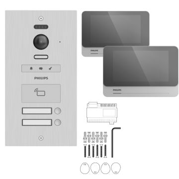 Videoportero colectivo para 2 pisos - Philips WelcomeHive Pro 2