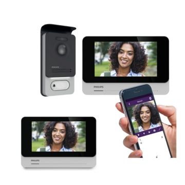 Videoportero 2 hilos conectado con 2 pantallas - WelcomeEye Connect 2