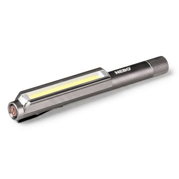 Linterna de trabajo Lil Larry con tres modos de iluminación y luz de emergencia - NEBO - NEB-6373-G