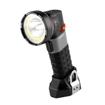 Linterna recargable 500 lúmenes 3 modos de iluminación Luxtreme SL25R - NEBO - NEB-SPT-1004-G