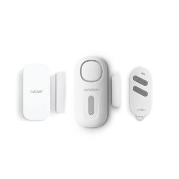PEQUEÑO KITDOORGUARD CONTROL - Mini kit de alarma para puerta y ventana con sirena integrada y mando a distancia - Avidsen - 100028