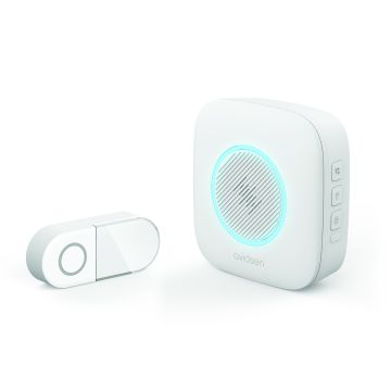 Timbre inalámbrico con luz intermitente y batería, alcance 200 metros - Avidsen - 102507