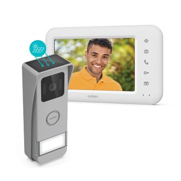 Videoteléfono inalámbrico con panel solar y batería - Elia Solar Wave - Avidsen - 112296