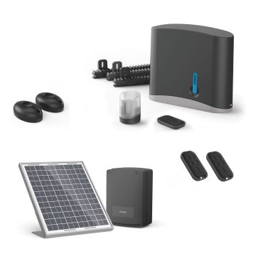 Motorización solar para cancelas correderas Zenia SE + 2 mandos a distancia adicionales (3 en total) - Avidsen