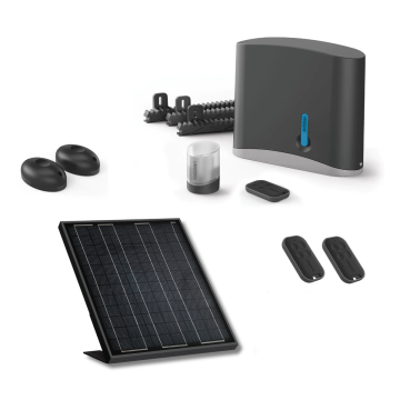 Motorización solar para cancelas correderas Zenia SE + 2 mandos a distancia adicionales (3 en total) - Avidsen