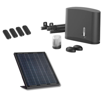 Motorización solar Zenia 250 para puerta corredera de 4 m y 250 kg