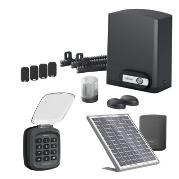 Motorización solar Avidsen Orea 550 con código digital para puerta corredera
