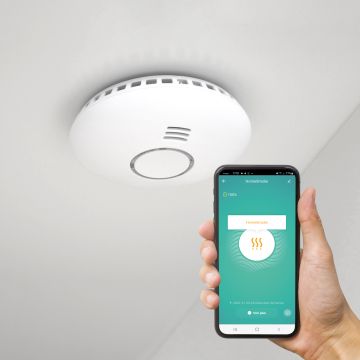 Detector de humo HomeSmoke con conexión wifi - Avidsen - 127065