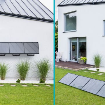 Kit solar Soria 400W plug and play con fijación a suelo y pared - Avidsen - 127120