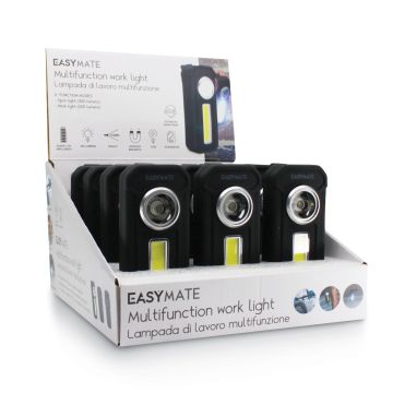 12 Linterna multifunción para trabajar con las manos libres - Easymate - 330308