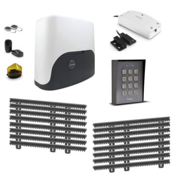 Motorización conectada para puerta corredera de 8 m Thomson + teclado a código