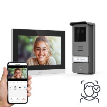 Videoteléfono con cable y reconocimiento facial Thomson Smart Face - Thomson - 512278