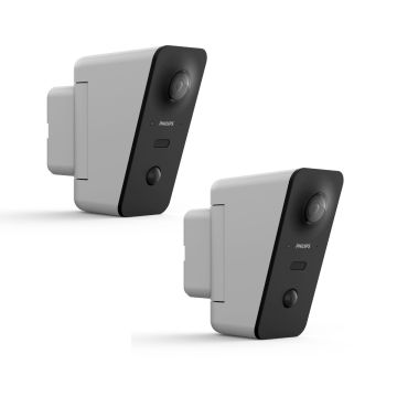 Juego de 2 cámaras de exterior Philips WelcomeEye View
