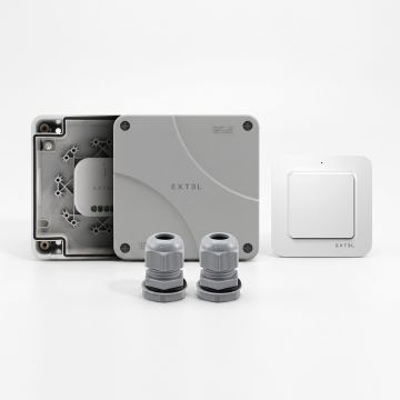 Módulo de iluminación de 1000 W con interruptor de 433 MHz y carcasa IP56 - Serie CASA - 701206