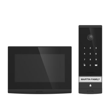 Videoportero Extel Open 3K 7" con cable con teclado conectado de alta resolución integrado - Extel - 720330