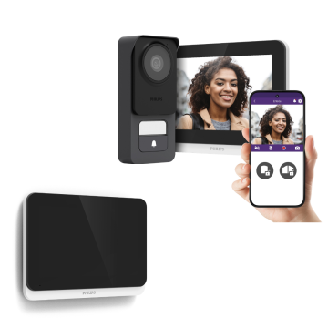 Videoportero Philips WelcomeEye Connect 3 con pantalla adicional