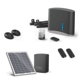 Motorización solar para cancelas correderas Zenia SE + 2 mandos a distancia adicionales (3 en total) - Avidsen